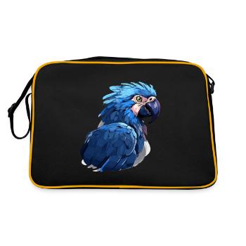 Ara hyacinthe - Sac Retro - noir/or - Dos