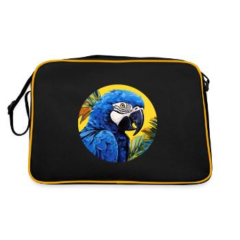 Ara hyacinthe - Sac Retro - noir/or - Dos