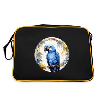 Ara hyacinthe - Sac Retro - noir/or - Dos