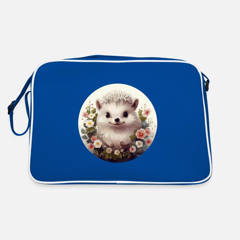 Süßer Igel Retro Tasche