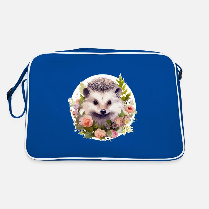 Cute hedgehog Retro Bag