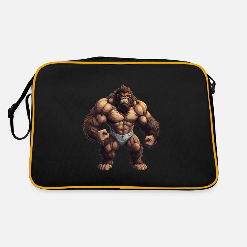 Bodybuilder Gorilla Sac Retro