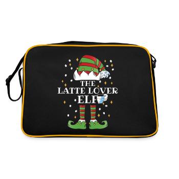 Le café Elfe Latte Lover - Sac Retro - noir/or - Dos