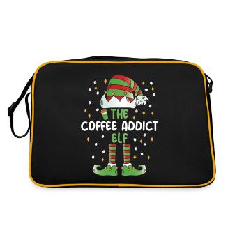 L’elfe accro au café - Sac Retro - noir/or - Dos