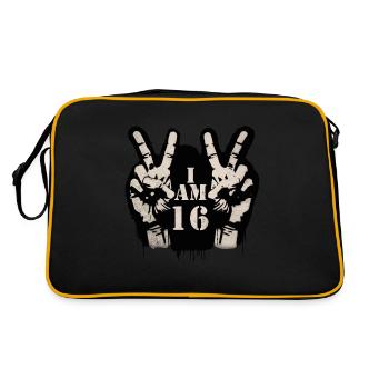 Unique design for the celebration of the 20th anniversary - Retro Bag - black/gold - Back