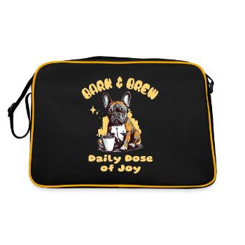 Bark & Brew: A Daily Dose of Joy - Coffee & Brew - Retro Bag - black/gold - Back