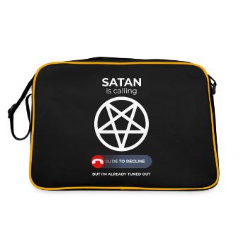 Appel satanique ignoré - de la culture pop - Sac Retro - noir/or - Dos
