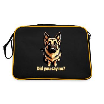 Berger allemand - Sac Retro - noir/or - Dos