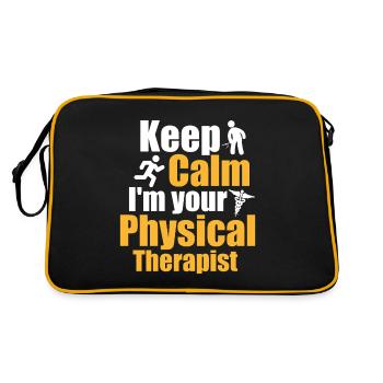 Relax, your therapist has you – - Retro Bag - black/gold - Back