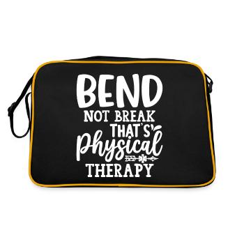 Bending, not breaking – the essence of - Retro Bag - black/gold - Back