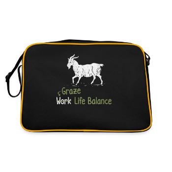 Graze Work-life-balance - Ziegenhoftier - Retro Bag - black/gold - Back
