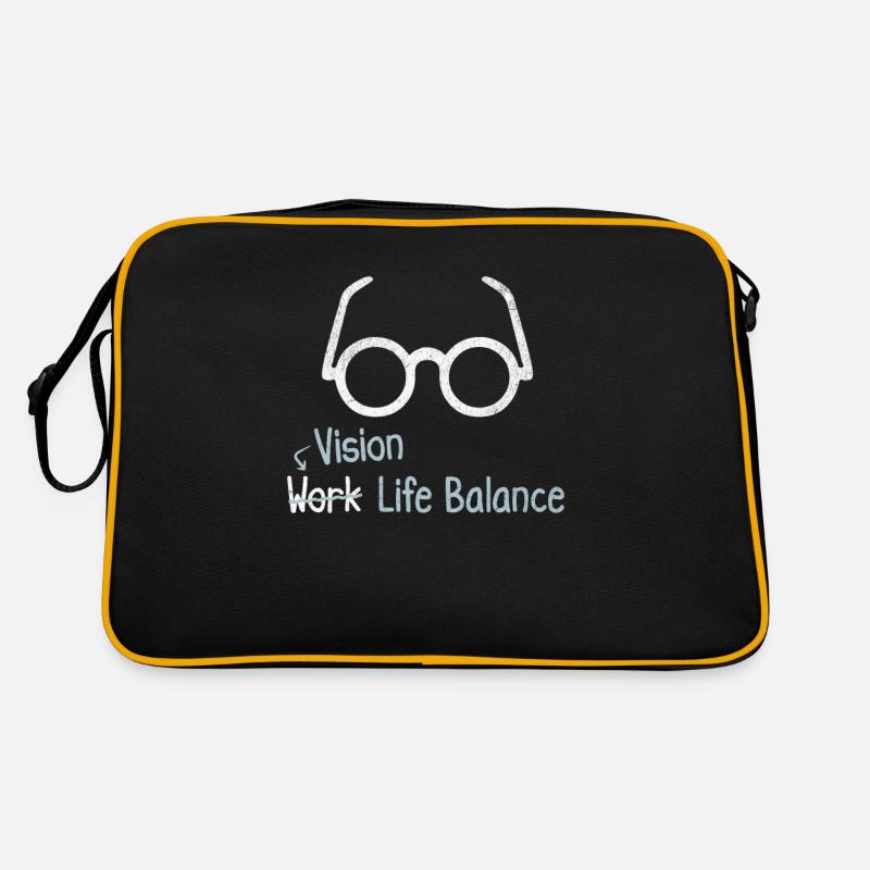 Vision Work-life-balance - Augenoptiker Beruf Retro Tasche
