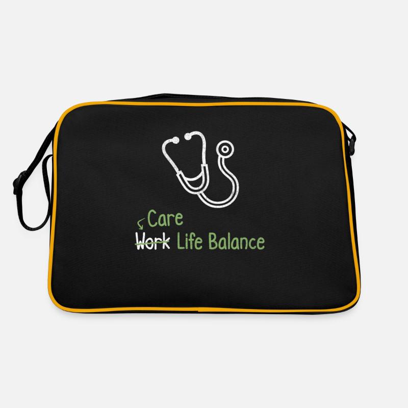 Nursing work-life balance - nurse doctor Retro Bag