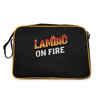 Lambic On Fire - Verses passionnés et bières artisanales - Sac Retro - noir/or - Dos
