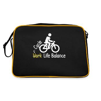 Embrace Cycling Work-life-balance - Retro Bag - black/gold - Back