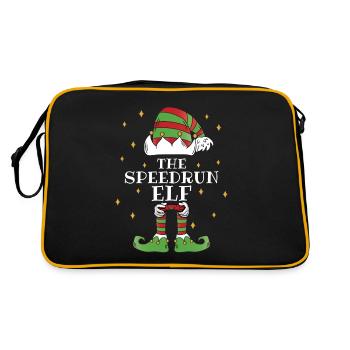 The Speedrun-Elf – Fast-paced through the season - Retro Bag - black/gold - Back