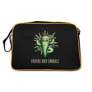 Endure and Embrace Cactus Yoga - Retro Bag - black/gold - Back