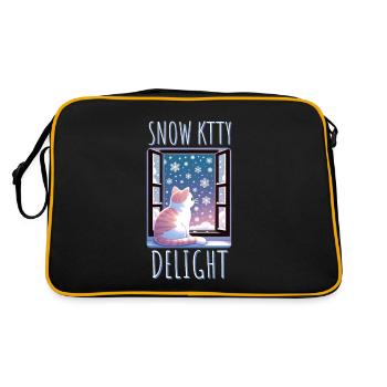 Chat Snow Kitty Delight - Sac Retro - noir/or - Dos