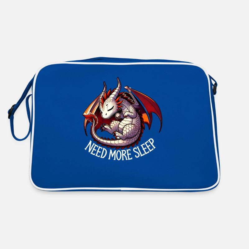 Besoin de plus de sommeil, conception de dragon drôle Sac Retro