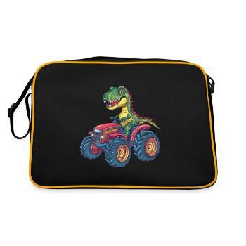 T-Rex Enfants Animaux - Sac Retro - noir/or - Dos
