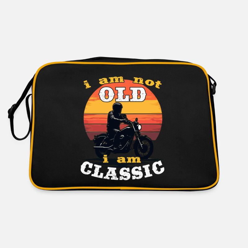 Ich bin nicht alt, ich bin klassisch Retro Tasche