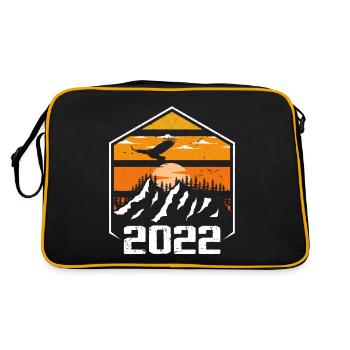 Jubiläum 2022 Jahrgang 2022 Hergestellt im Jahr 2022 - Retro Tasche - Schwarz/Gold - Hinten