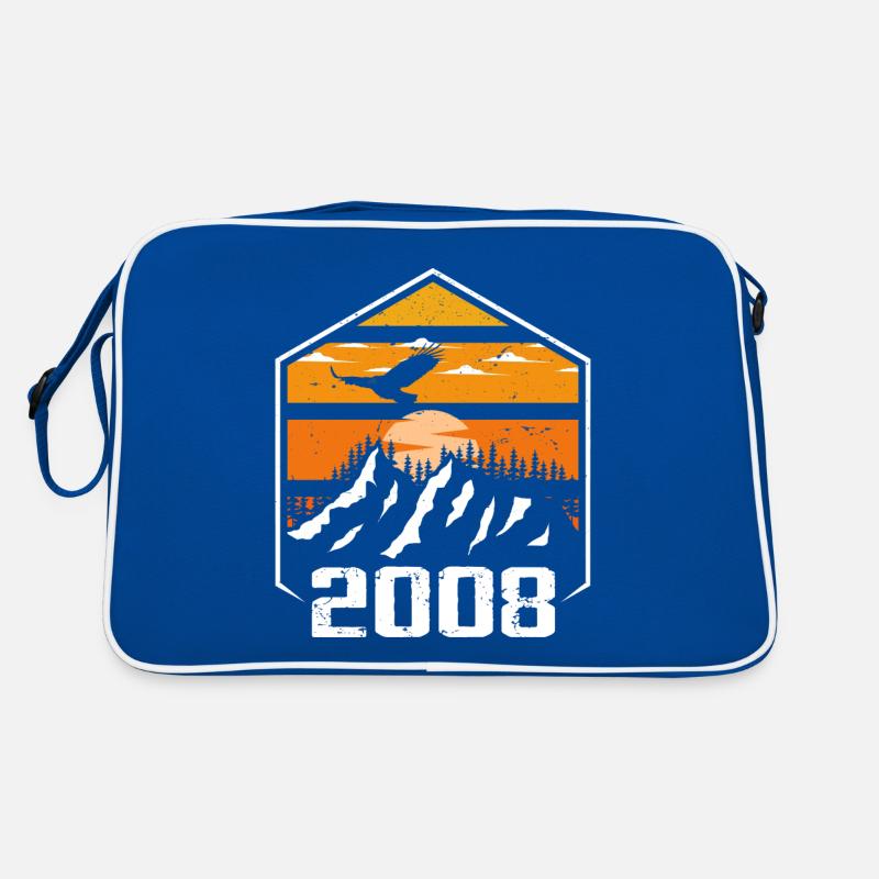 Anniversary 2008 Vintage 2008 Made in 2008 Retro Bag