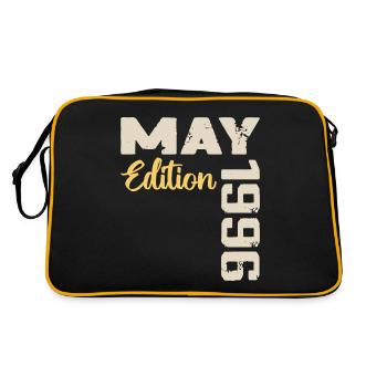 May 1996 Birthday May 1996 Gift May 1996 May - Retro Bag - black/gold - Back