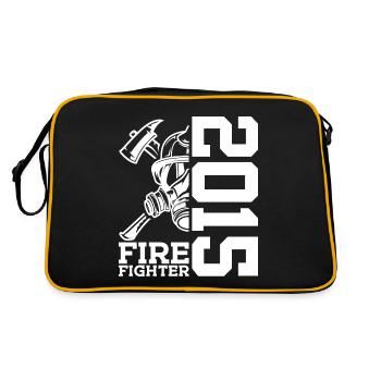 POMPIERS DES POMPIERS 11E ANNIVERSAIRE 2015 - Sac Retro - noir/or - Dos