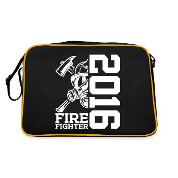 POMPIERS DU 10E ANNIVERSAIRE 2016 - Sac Retro - noir/or - Dos