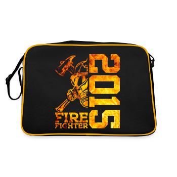 11E ANNIVERSAIRE DE LA BRIGADE DES POMPIERS 2015 - Sac Retro - noir/or - Dos