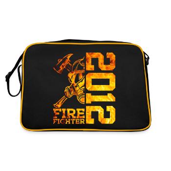 14E ANNIVERSAIRE DES POMPIERS 2012 - Sac Retro - noir/or - Dos