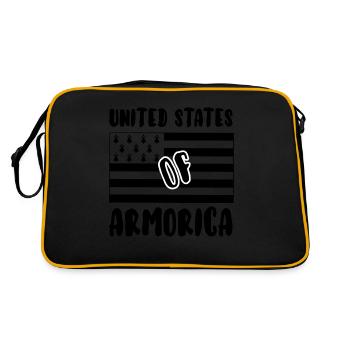 United States of Armorica - Retro Bag - black/gold - Back