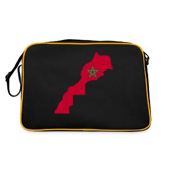 Maroc - Sac Retro - noir/or - Dos