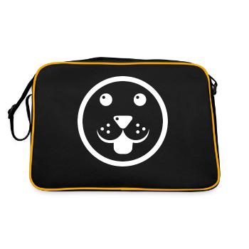 Dog Hund - Retro Bag - black/gold - Back
