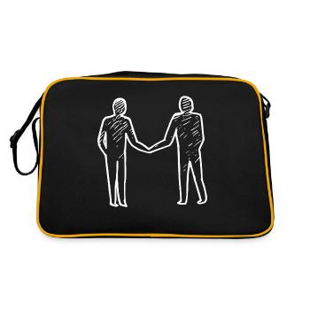 People Connectedness Unity - Retro Bag - black/gold - Back