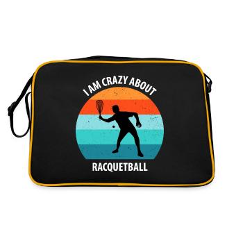 Racqueetball - Retro Bag - black/gold - Back