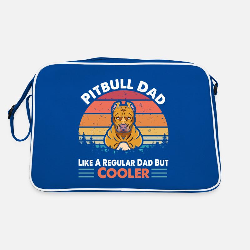 Pitbull dad like a regular dad but cooler Sac Retro