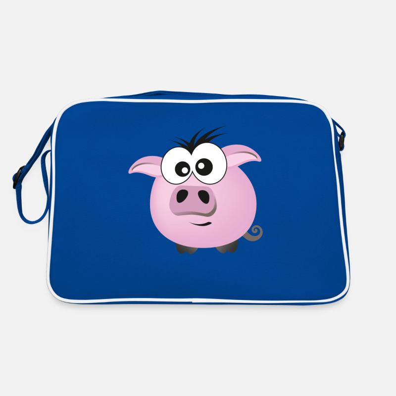 Schweinchen Retro Tasche