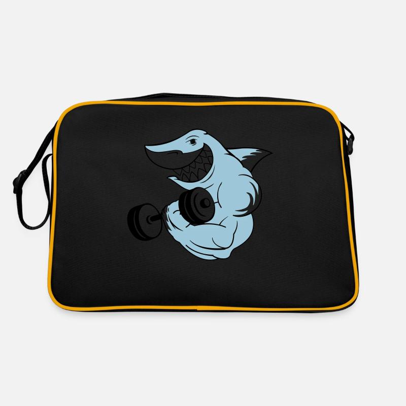 shark_bodybuilder Sac Retro