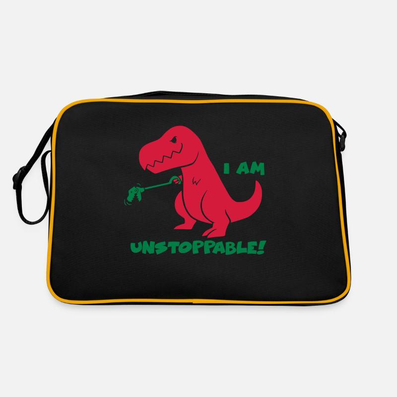 T-REX - I AM UNSTOPPABLE (Red) Retro Bag