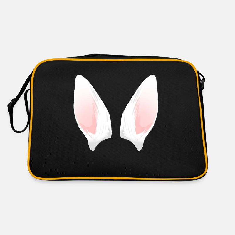 White rabbit ears rabbit spoon Retro Bag
