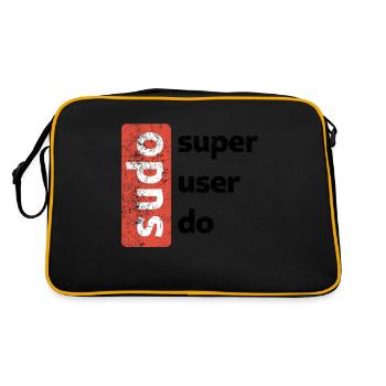 sudo - superuser do - Retro Bag - black/gold - Back