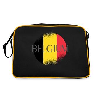 BELGIUM, BELGIQUE - Sac Retro - noir/or - Dos