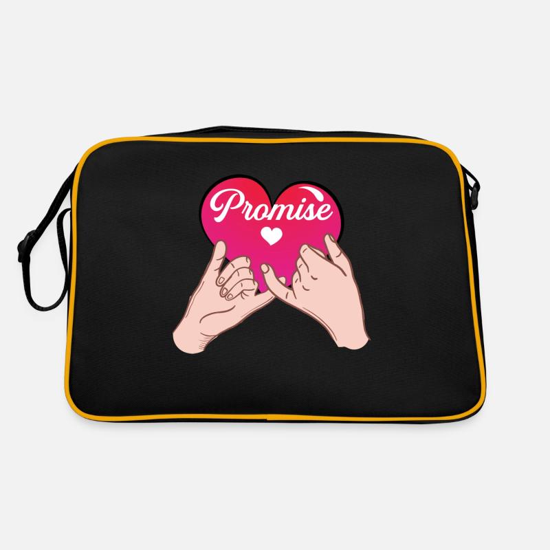 Ein Versprechen Retro Tasche