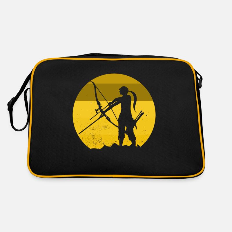Bow Hunting Archery Longbow Bow & Arrow Archer Retro Bag