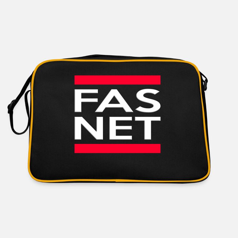 Fasnet - Retro Bag - black/gold