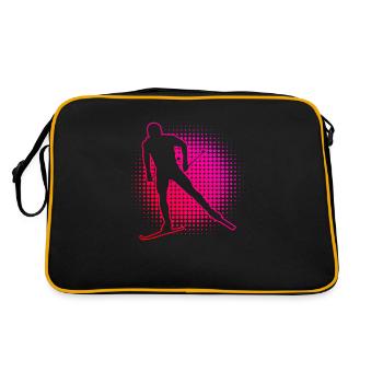 Ski de fond Ski de fond Ski de fond Patinage Ski de fond Classique - Sac Retro - noir/or - Dos