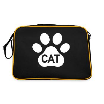 Cat Katze - Retro Bag - black/gold - Back