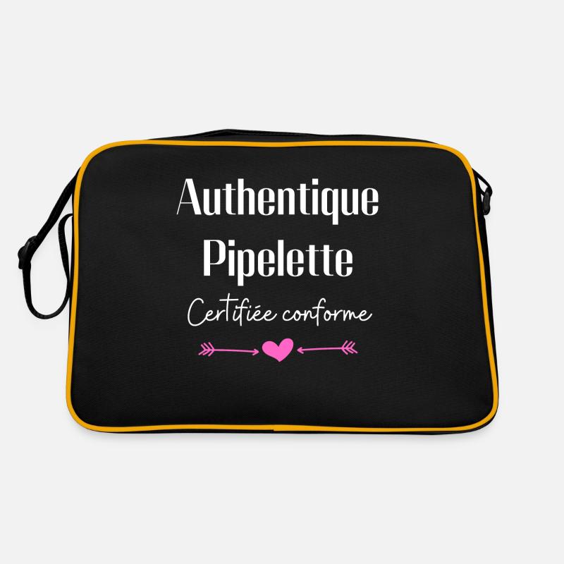 Authentique pipelette certifiée conforme Sac Retro